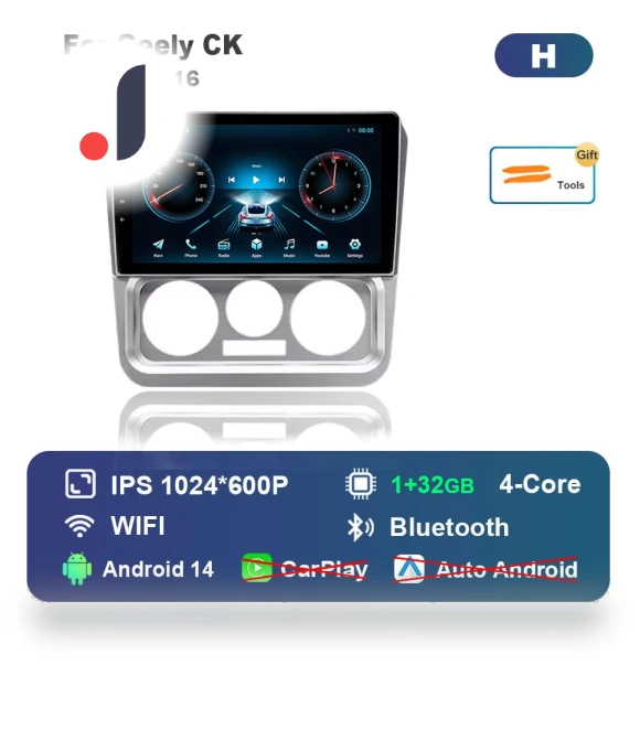 Android 14 Car Multimedia Player — Stereo Receivers, AutoSphere