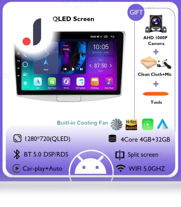 Android 14 Car Multimedia Player — Stereo Receivers, AutoSphere