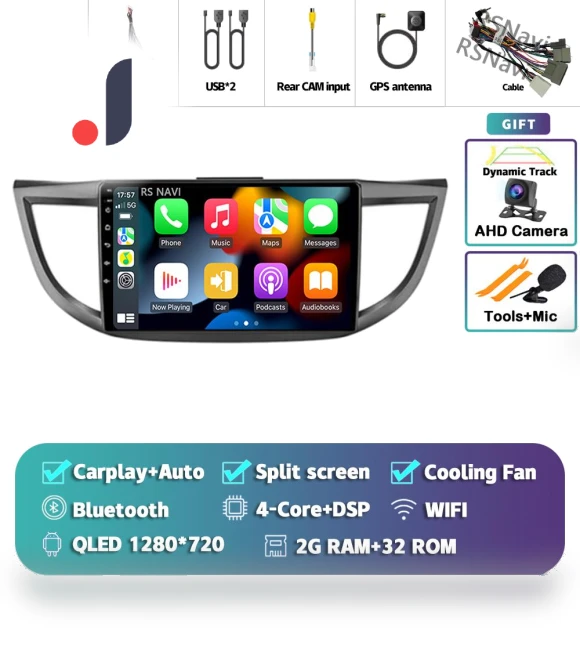 Android 14 Carplay Auto Multimedia Stereo Navigation AI Voice Head Unit — Stereo Receivers, AutoSphere