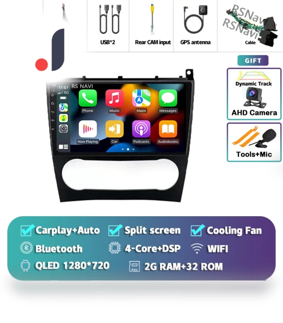 Android 14 Carplay Auto Multimedia Stereo Navigation Head Unit — Stereo Receivers, AutoSphere