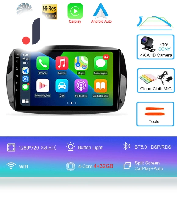 Android Car Stereo with Carplay — Stereo Receivers, AutoSphere