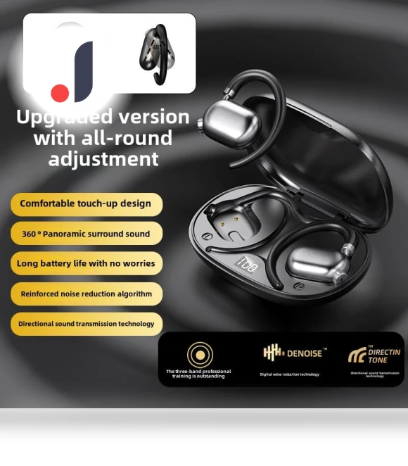 Hot AI Voice Control Hanging Sports Headphones — In-Ear Headphones, Uav parts center