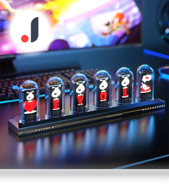 RGB Glow Tube Clock — Clocks, Explorer Outdoors