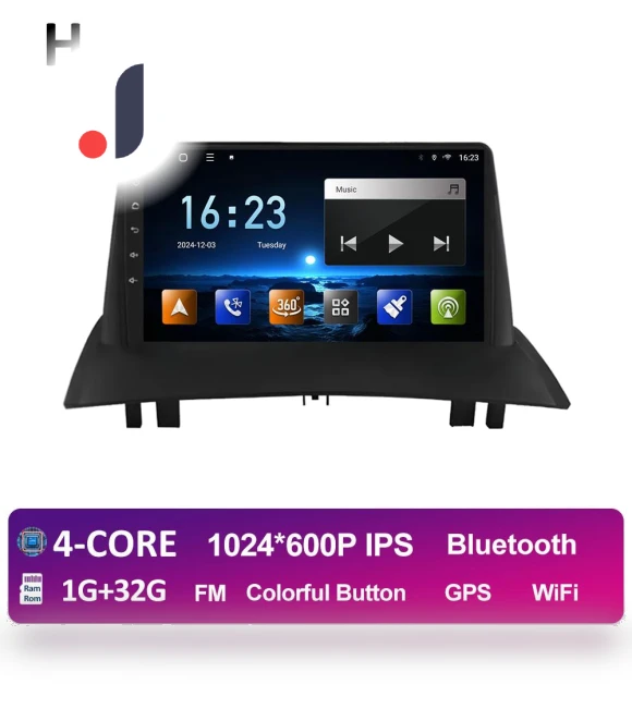 Wireless Navigation Carplay GPS Android 14 DSP Stereo Car Radio Touch Screen 4G — Stereo Receivers, AutoSphere