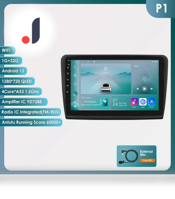 AI Android 13 Car Radio — Stereo Receivers, OSSURET