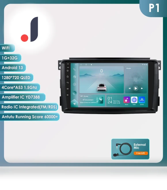 Carplay Android 13 Car Radio — Stereo Receivers, OSSURET