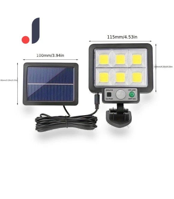 LED Solar Light Patio Outdoor Motion Sensor Solar Wall Lamp — Outdoor Security & Flood Lighting, AutoSphere