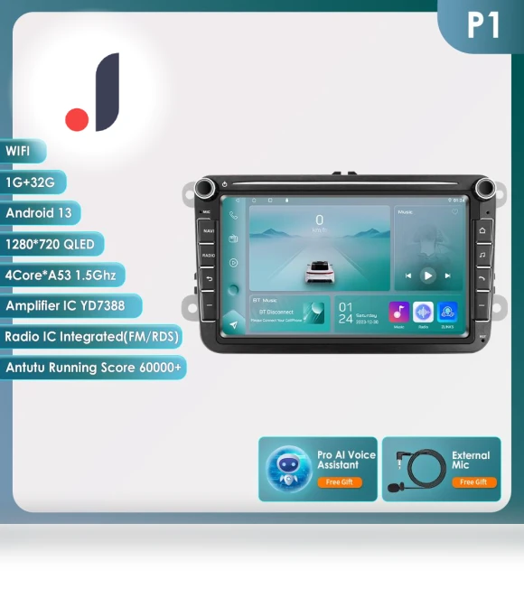 Android Car Multimedia Player — Stereo Receivers, OSSURET