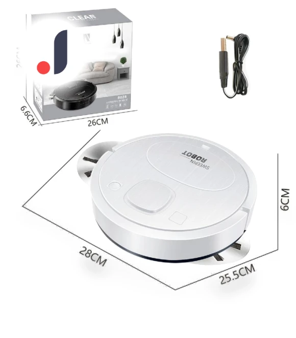 Automatic Robot Vacuum with Charging — Smart Cleaning Robots, MR J