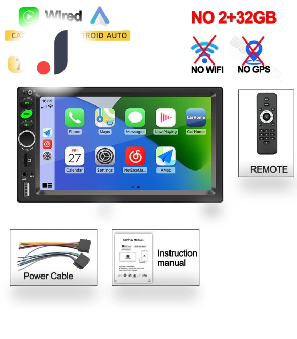 Smart Car Radio with Android Auto and Carplay — Stereo Receivers, Dream Garage
