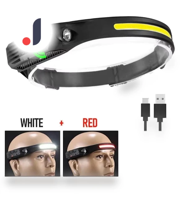 USB Rechargeable LED Sensor Headlamp — Flashlights, Dream Garage