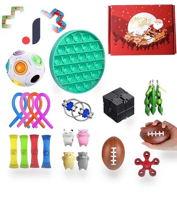 Christmas Silicone Sensory Decompression Desktop Puzzle Toy — Executive Desk, Wnzdswn