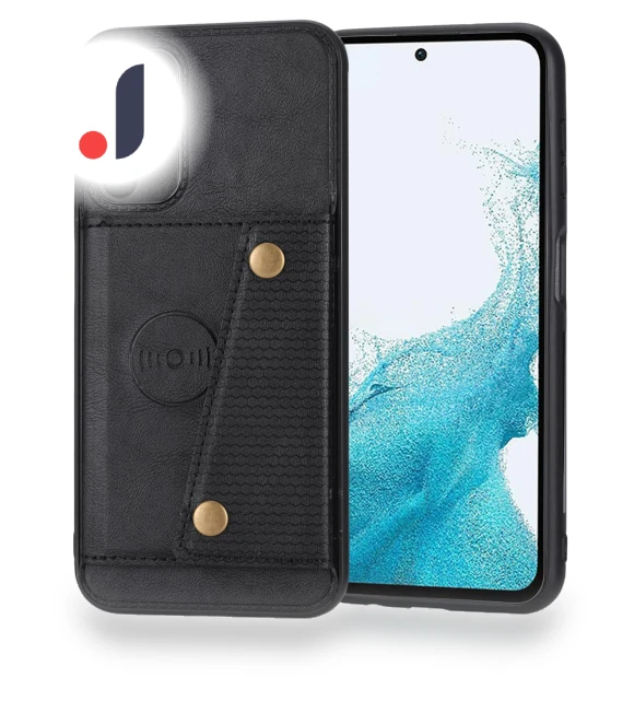 Dual Button Card Slots Phone Case with Kickstand — Phone Accessories, Smartwatch 2025