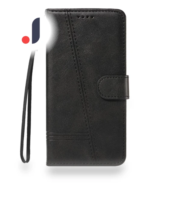 Leather Case with Embossing — Flip Cases, JOCAJE