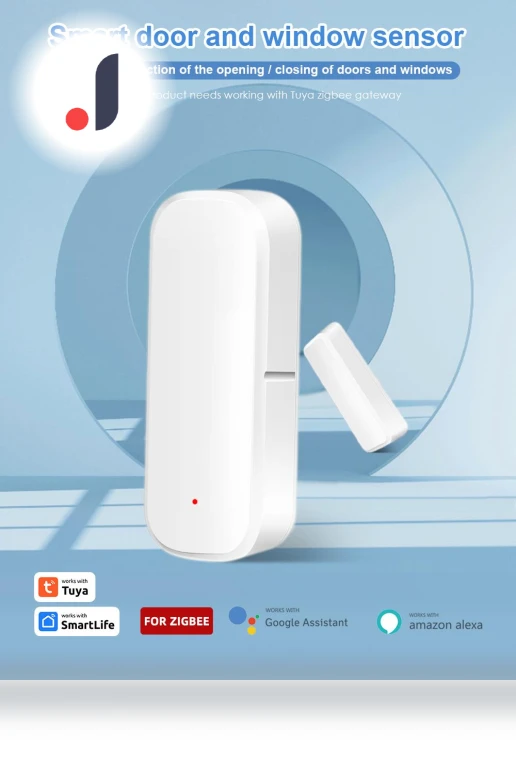 Smart Door and Window Sensor — Smart Home Security, Tuya