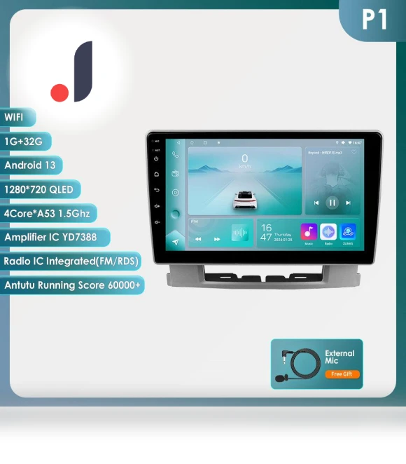 4G AI Intelligent Systems Android 13 Car Radio — Car Installation Essentials, OSSURET