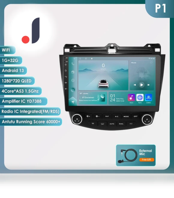 Car Multimedia System with Android Auto and CarPlay — Navigation & GPS Accessories, Hizpo