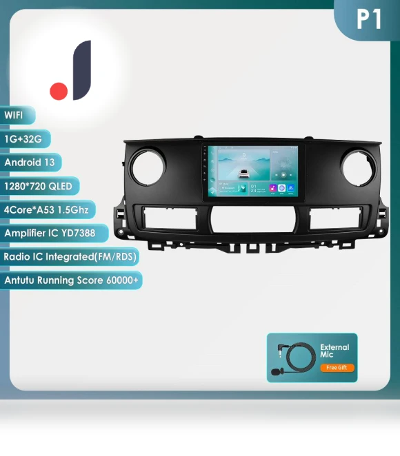 Carplay Android Auto Navigation Touch Screen Multimedia Player — Navigation & GPS Accessories, Hizpo