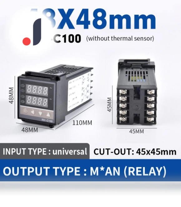 Temperature Controller with K-Type Sensor — Temperature Measurement Tools, maochi