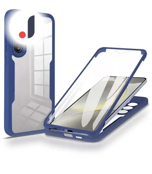 Acrylic+TPU Phone Cover with Built-in Screen Protector — Phone Accessories, Smartwatch 2025