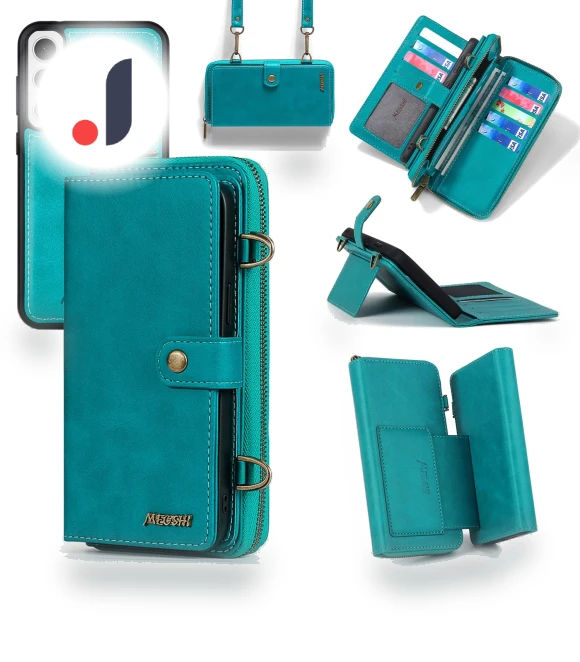 Leather Case Detachable Magnetic Phone Wallet Cover — Smartwatch Protectors, Smartwatch 2025