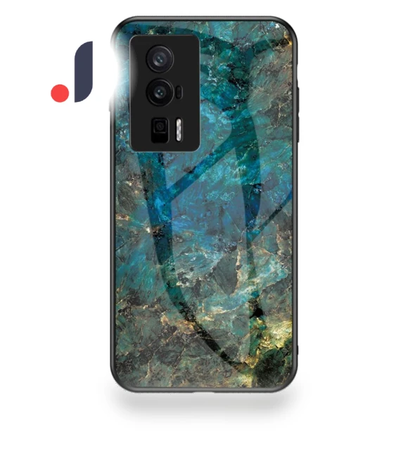 Tempered Glass+PC+TPU Case Marble Pattern Printing Protective Phone Cover — Phone Accessories, Smartwatch 2025