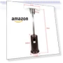Thumbnail Outdoor Propane Patio Heater with Umbrella Dome 48,000 BTU — Patio Heaters, MIXBIRLY