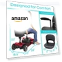 Thumbnail 4 Wheel Mobility Scooter - Electric Powered Wheelchair Device for Adults and Elderly — Push Scooters, Vive Health