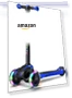 Thumbnail Kids Scooter with Light Up Wheels, Adjustable Handlebar for Ages 3-12 — Push Scooters, TONBUX