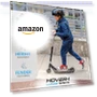 Thumbnail Kids Folding Kick Scooter with LED Light Up Wheels — Push Scooters, Hover-1