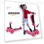 Thumbnail 3-Wheeled Scooter for Kids with LED Lights and Foldable Seat — Balance Bikes, Hurtle