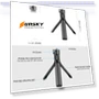 Thumbnail Rotary Handle Desktop Tripod Stand — Camera Supports, PULUZ