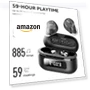 Thumbnail Hybrid Active Noise Cancelling Wireless Earbuds — In-Ear Headphones, TOZO