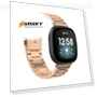 Thumbnail Beads Stainless Steel Watch Band — Bands, Fitbit