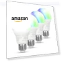 Thumbnail Smart A19 LED Light Bulb, Color Changing — LED, Amazon Basics