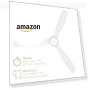 Thumbnail Smart 3-Blade Ceiling Fan with LED Light Kit — Ceiling Fan Lighting Solutions, East Grove Home