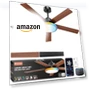 Thumbnail Smart Ceiling Fan with Lights — Ceiling Fan Wall Controls, Lumary