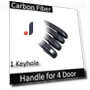Smart Carbon Fiber Door Handle — Car Door Entry Guard