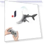 Remote Control Shark Whale Spray Water Toy — Aquatic Vehicles, JJRC