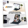 Thumbnail Transparent Rotation Smart Leather Tablet Case with Keyboard for iPad Air 13 2024 — Keyboard Cases