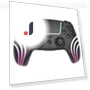 Bluetooth Controller for PS4/Windows PC — Gaming Keyboards, Actually lighting
