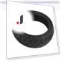 Anti-Skid Shock-Absorbing Rubber Honeycomb Vacuum Tire — Scooter Tires & Accessories, ZuiyouSports1