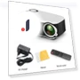Mini Projector — Home Theater Projectors, Essager Electronic