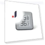 Smart Bluetooth Thermometer with E-Ink Display — Home Climate Control, Dream Garage