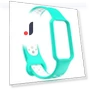 Two-Color Silicone Replacement Bracelet — Bands, maochi