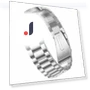Three Beads Stainless Steel Strap — Bands, Smartwatch 2025