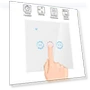 Smart Curtain Switch — Ceiling Fan Wall Controls, Simplistic Living Home