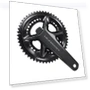 175mm 52x36T Crankset with Power Sensor — Cranksets, SHIMANO