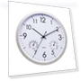 Decorative Round Outdoor Clock with Thermometer and Humidity — Outdoor Clocks, Darling Home