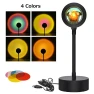 Smart Projector Night Lights Sunset RGB Atmosphere Night Lamp — Outdoor Light Projectors, Binchi Lighting Appliances